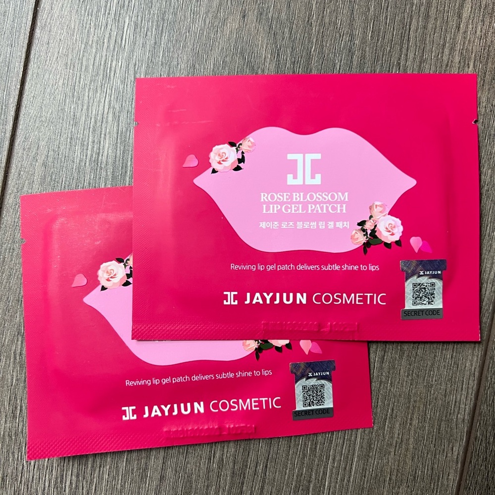 Jayjun Rose Blossom Lip Gel Mask x2